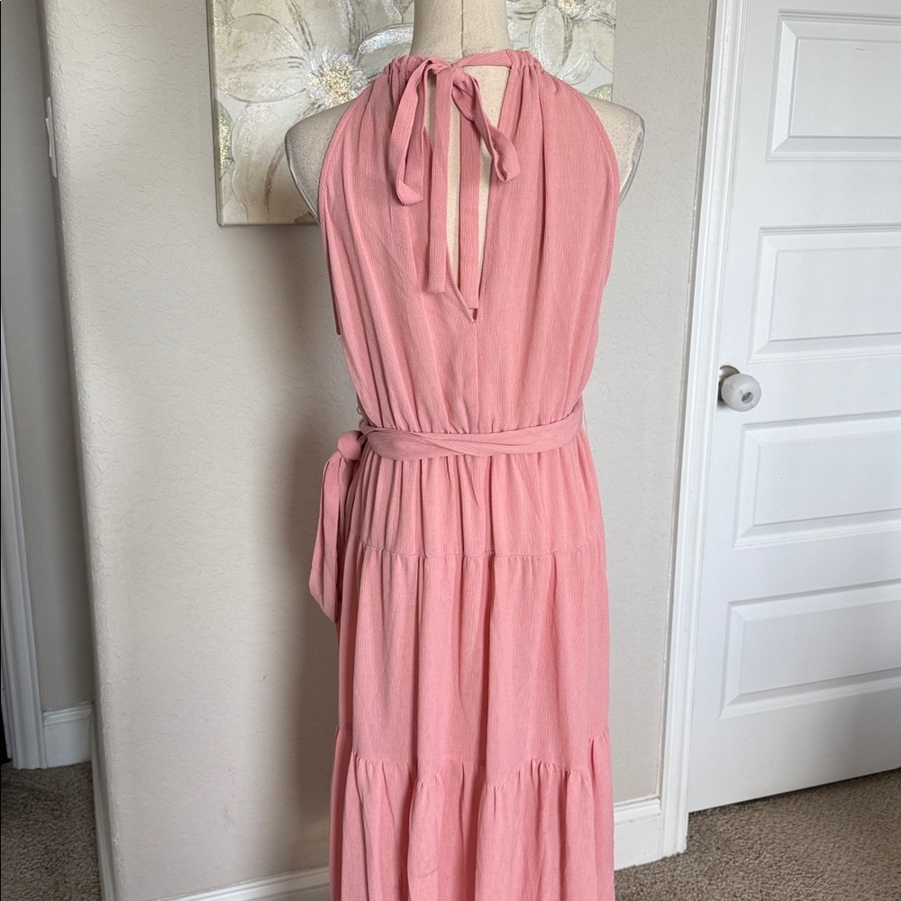 Forever 21 pink Maxi dress Sz Large - Picture 9 of 13